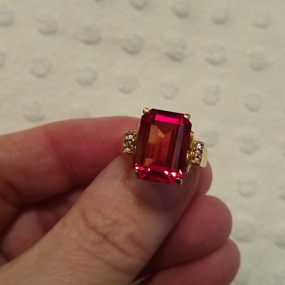 Vintage gold vermeil ring